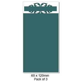 Chipboard Tags, Tag top, 130 x 60 mm packs of 3